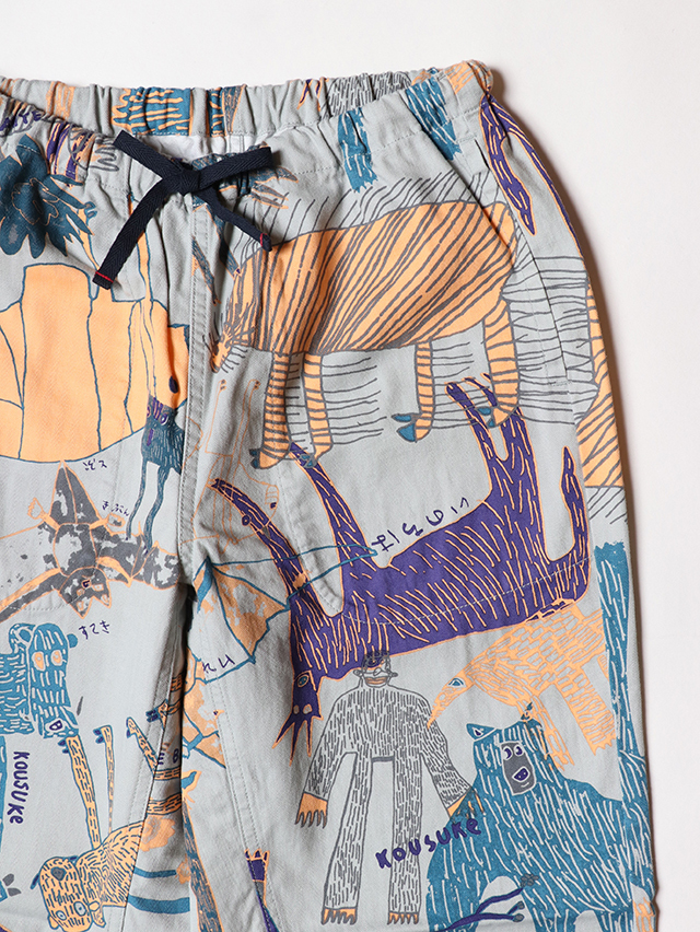 Lively animals ヘリンボンタゴサクパンツ TIGRE BROCANTE