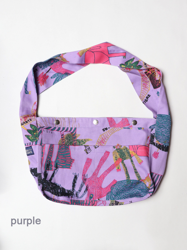 Lively animals カツラギ メッセンジャーバッグ TIGRE BROCANTE
