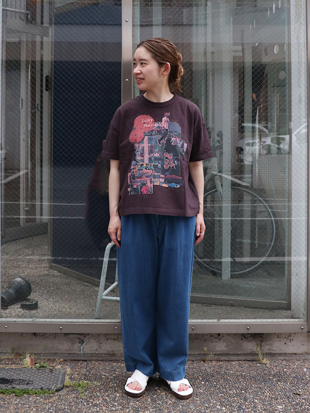 Lucky marigoldベニスビーチ半袖T TIGRE BROCANTE