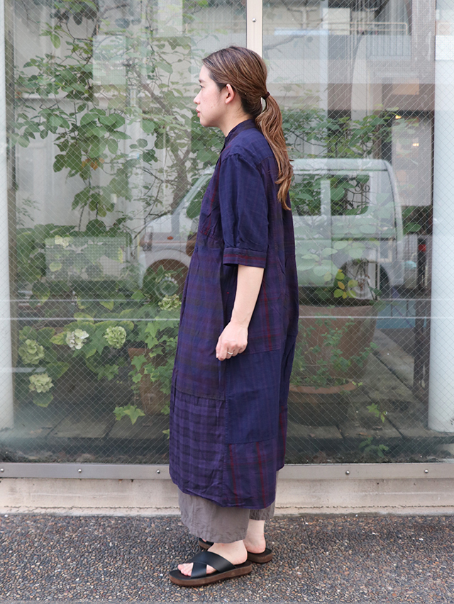マドラスチェックMIXプルオーバータックワンピース TIGRE BROCANTE