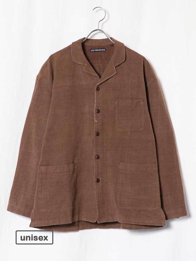 マグア Handwoven Cotton 3ポケット Foremanシャツ