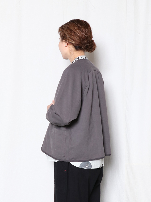 ミディアムハード天竺ARMYカーディガン TIGRE BROCANTE