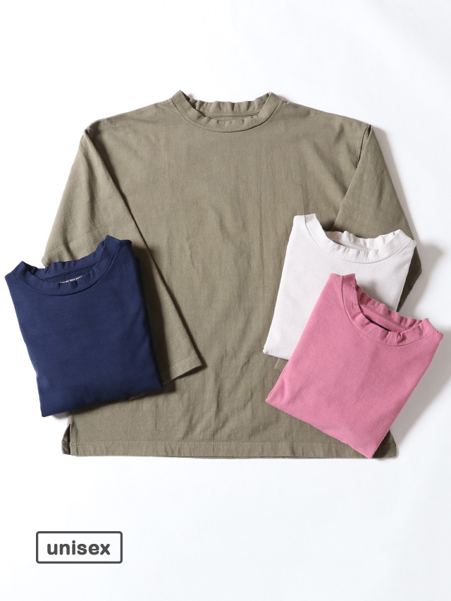 ミディアムハード天竺ヤッコ長袖スウェット