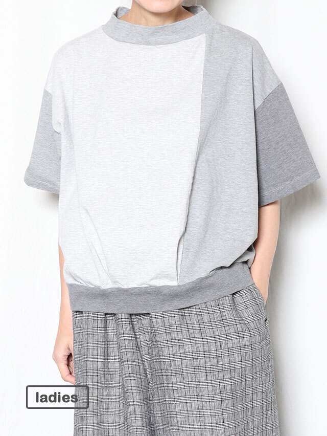 杢グレーMIXシェルタックT