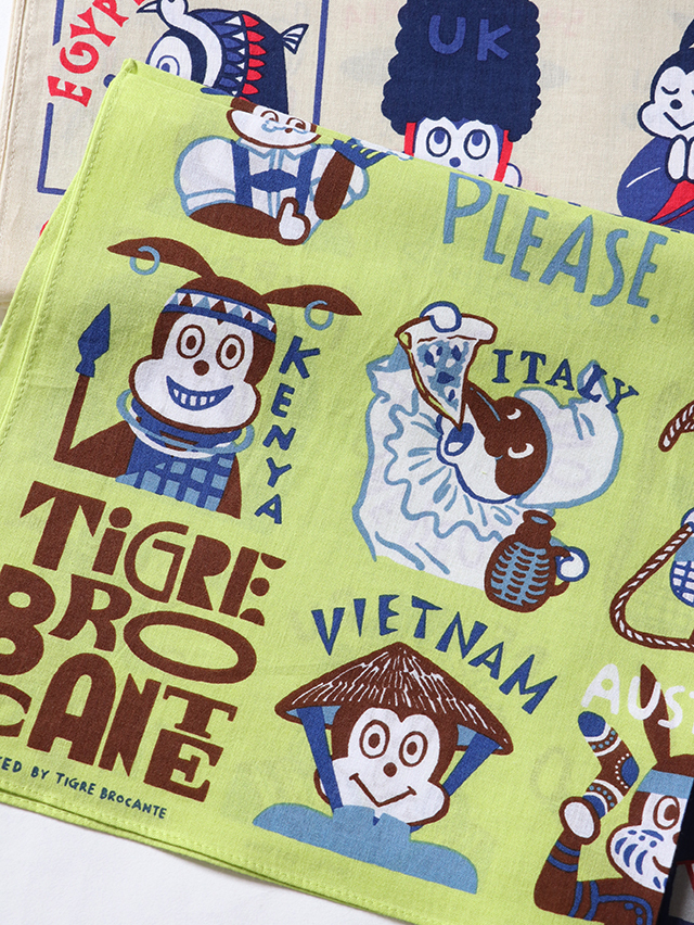 One worldガーゼバンダナ TIGRE BROCANTE