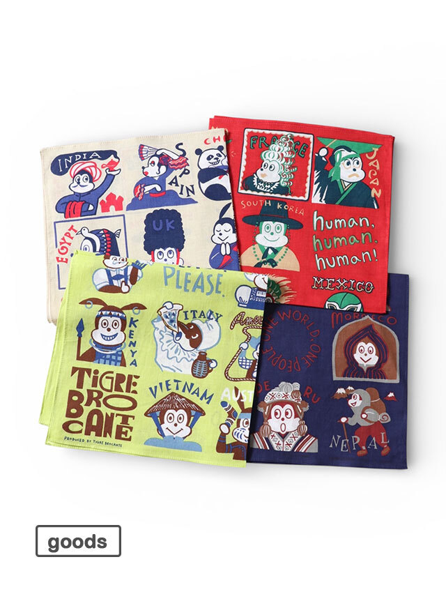 One worldガーゼバンダナ