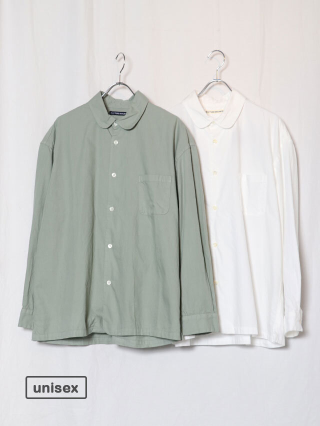 オーガニックツイルラウンドカラーベニスビーチシャツ