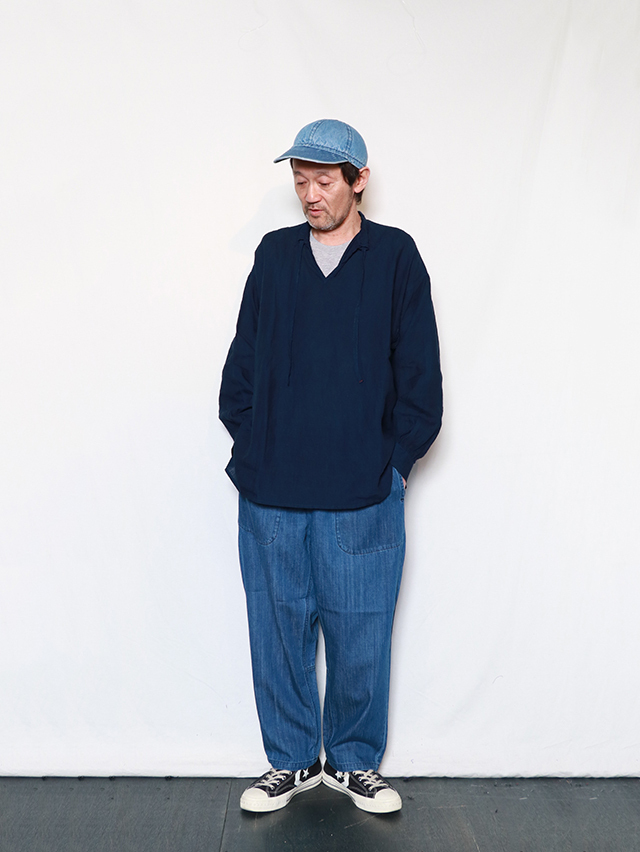 即納！最大半額！ AI Plain プルオーバーロングシャツ BROCANTE TIGRE トップス