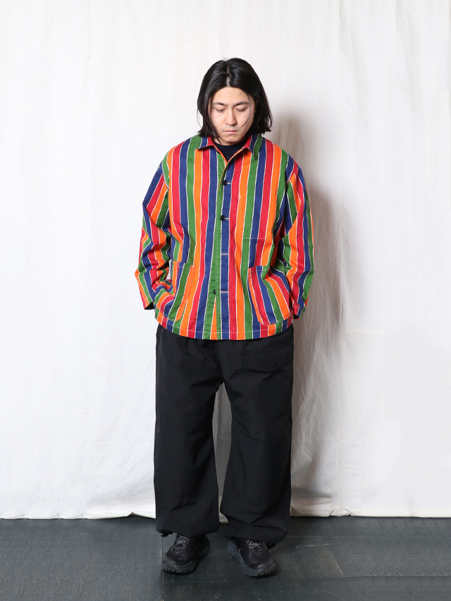 レインボーストライプレギュラーカバーオール TIGRE BROCANTE