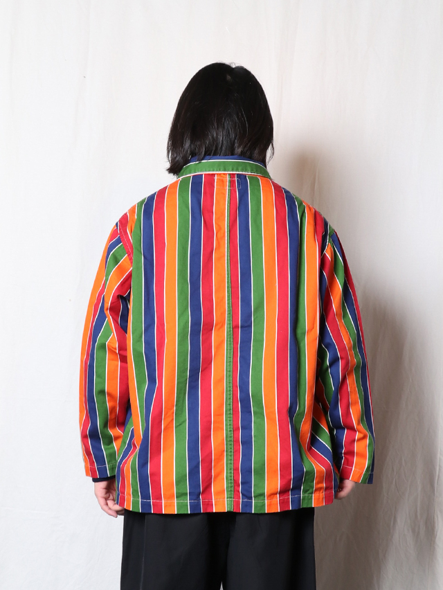 レインボーストライプレギュラーカバーオール TIGRE BROCANTE