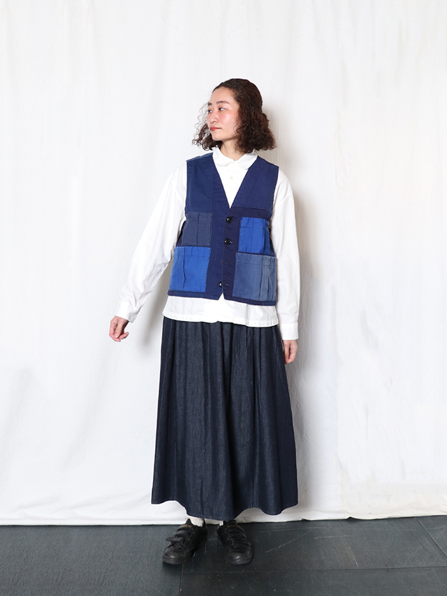 TIGRE BROCANTE リメイクリネンベスト 楽天市場】TIGRE BROCANTE ティグルブロカンテ ベスト ロング丈