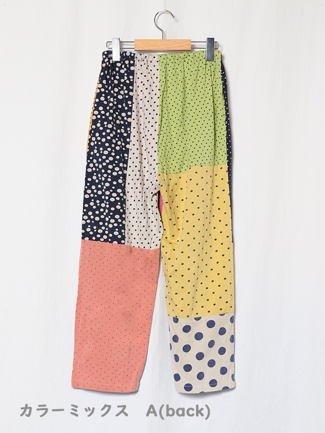 リメイクドットTシャツMixクルタパンツ TIGRE BROCANTE