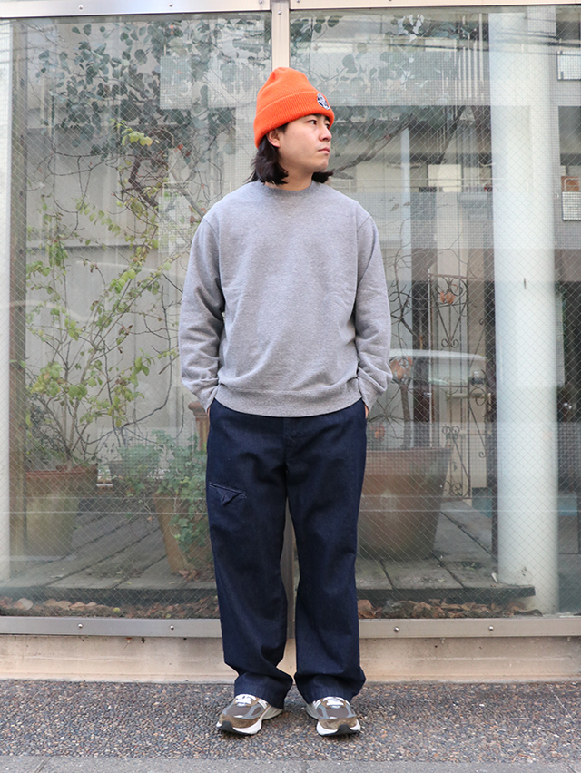 10オンスデニムフラップトラウザーパンツ TIGRE BROCANTE