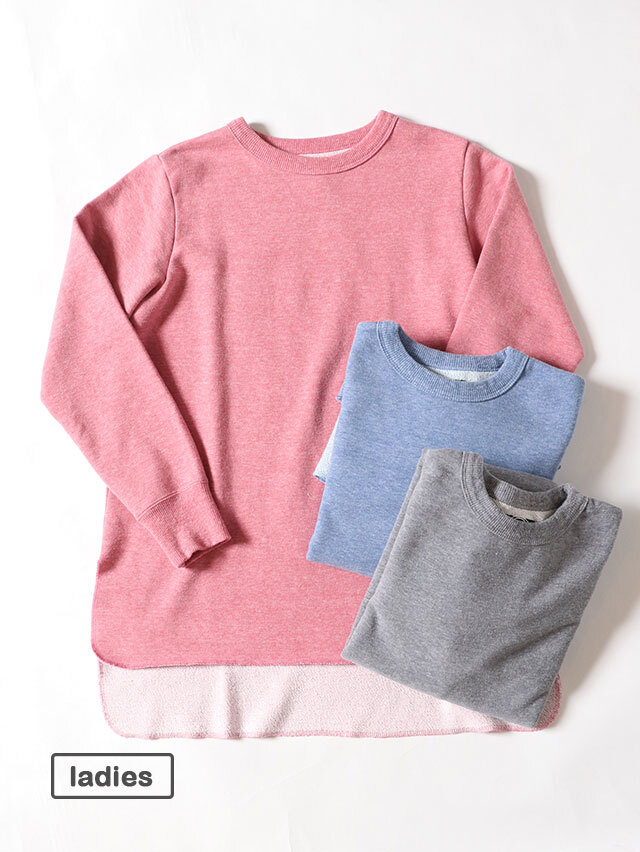 シモフリライト裏毛ロックリブ長袖T