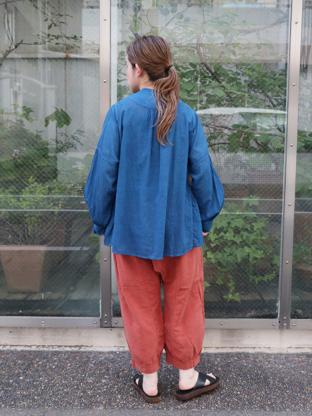 シルクリネンムエタイ8分丈パンツ TIGRE BROCANTE