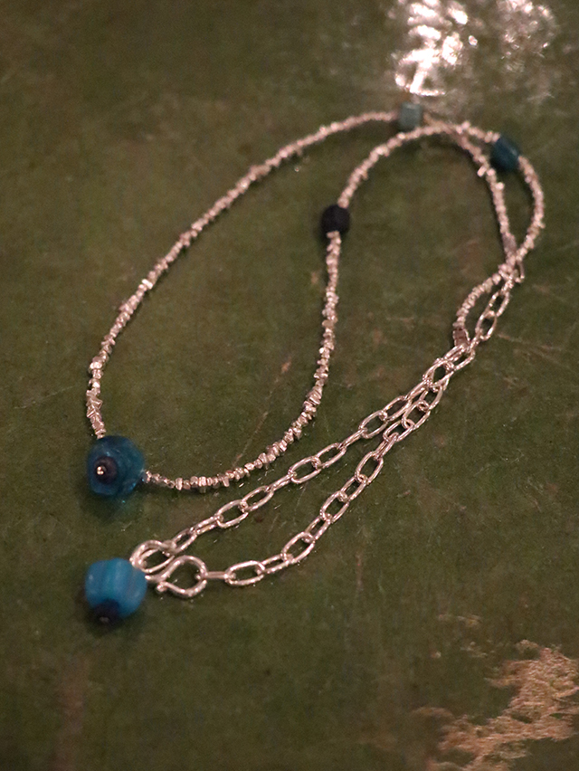 Silver chain adjustableネックレス TIGRE BROCANTE