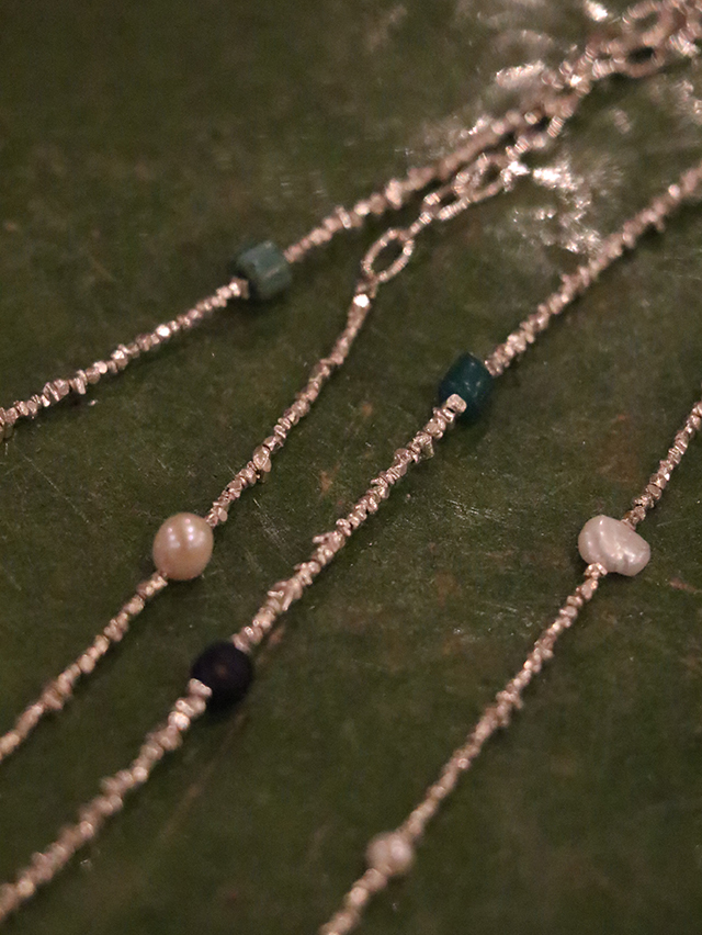 TIGRE BROCANTE ネックレス Silver chain adjustableネックレス TIGRE BROCANTE
