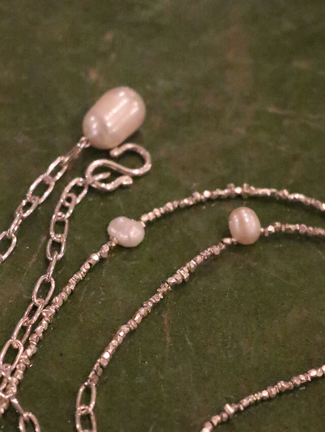 Silver chain adjustableネックレス TIGRE BROCANTE