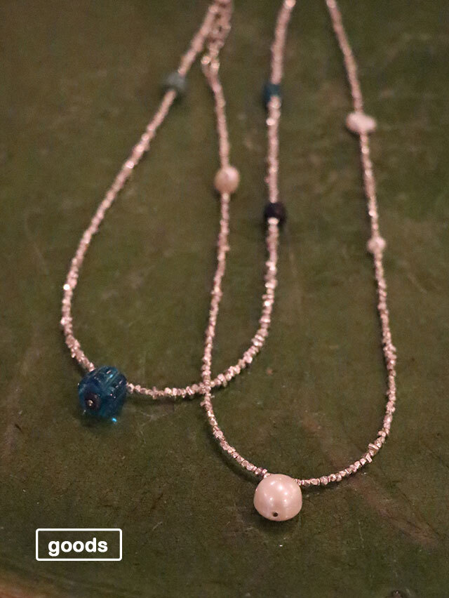 Silver chain adjustableネックレス