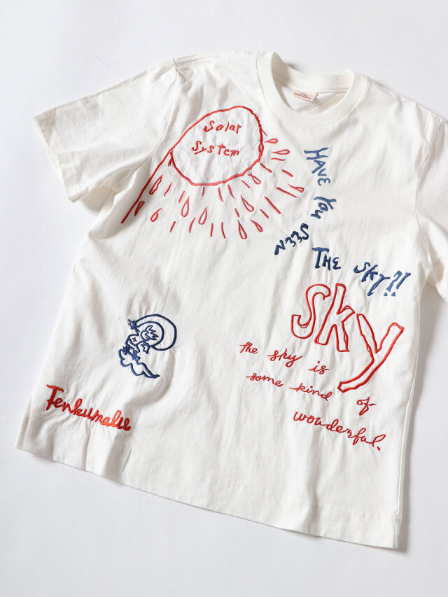 RHUDE x Como 1907 刺繍&プリント コットンブレンド Tシャツ RHUDE + Como 1907 Embroidered Printed Cotton-Blend Jersey T