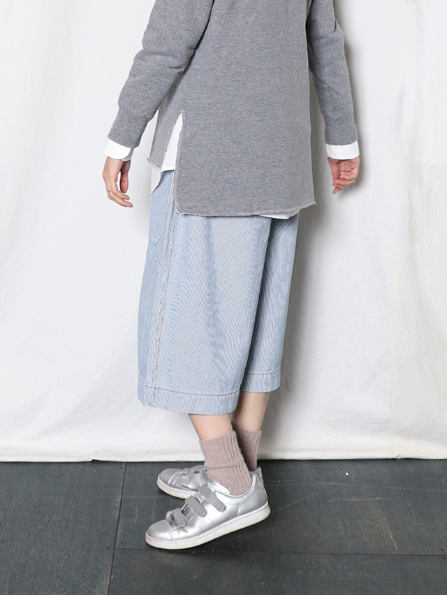 スモールヒッコリーカーゴキュロットパンツ TIGRE BROCANTE