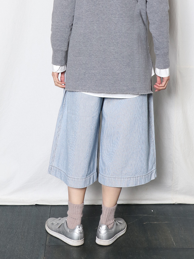 スモールヒッコリーカーゴキュロットパンツ TIGRE BROCANTE