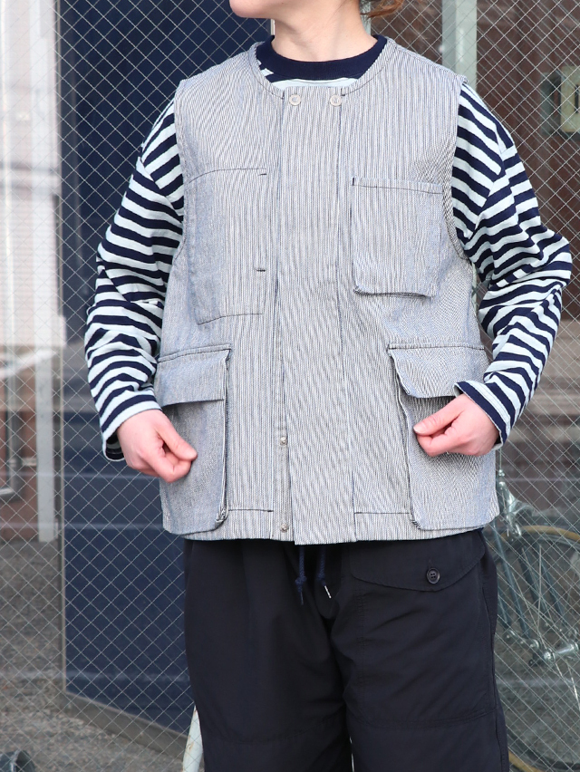 スモールヒッコリーハンティングベスト TIGRE BROCANTE