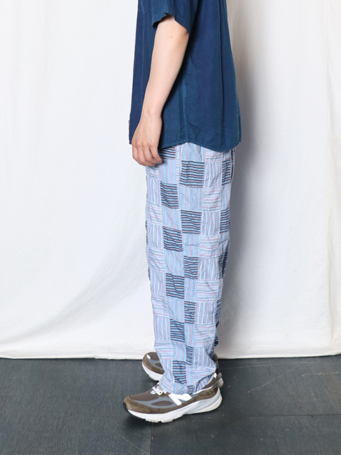 TIGRE BROCANTE  久留米絣　ミックス　タゴサクパンツ TIGRE BROCANTE 久留米絣 ミックス タゴサクパンツ
