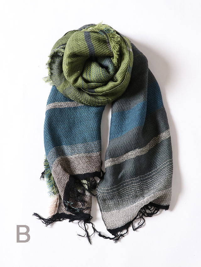 tamaki niime roots shawl MIDDLE TIGRE BROCANTE