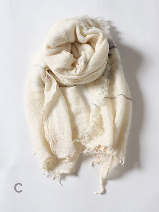 tamaki niime roots shawl MIDDLE TIGRE BROCANTE