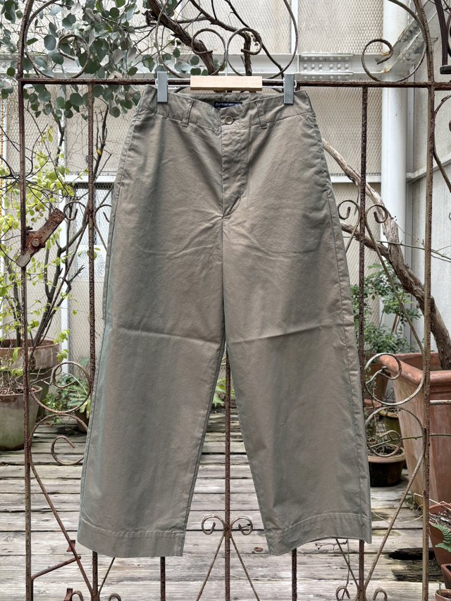 C/P玉虫ギャバオーバーカーブパンツ TIGRE BROCANTE