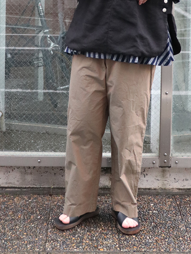 オーガニック玉虫ミャオテーパードパンツ TIGRE BROCANTE