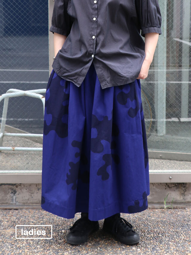 TBアメーバカモフィセルロングスカート