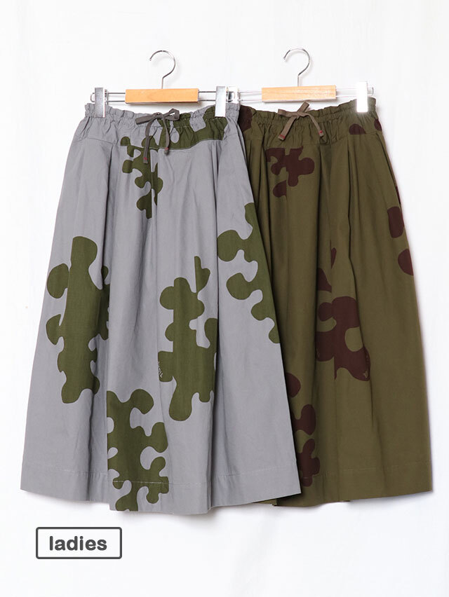 TBアメーバカモフィセルロングスカート