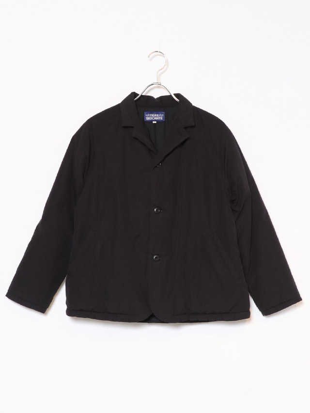 タイプライターバッティングラグランテーラードジャケット(Ladies F)/ブラック