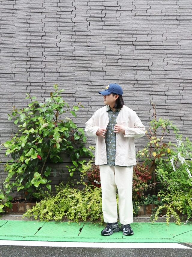 TIGREブロックプリントボックス半袖シャツ TIGRE BROCANTE