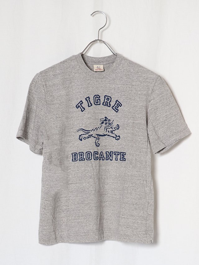 ティグルブロカンテ TIGRE BROCANTE 20/1天竺 ティグルブロカンテ 半袖Tシャツ BP-45-TPO-1-AI 2025SS 日本製 TIGRE BROCANTE ティグルブロカンテ カットソー メンズ