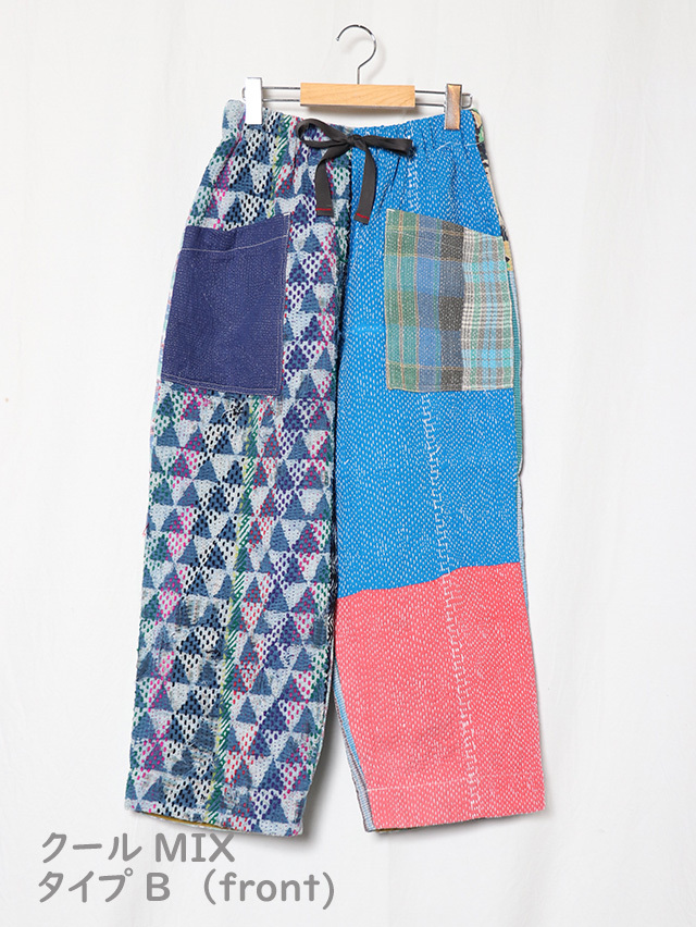 ヴィンテージカンタMIXミャオ9分丈パンツ TIGRE BROCANTE