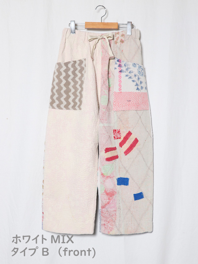 ヴィンテージカンタMIXミャオ9分丈パンツ TIGRE BROCANTE