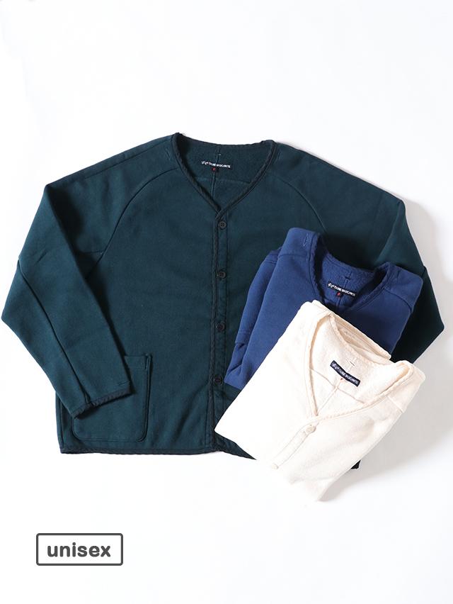 ヴィンテージ裏毛ARMYカーディガン（ナチュラルMens M）