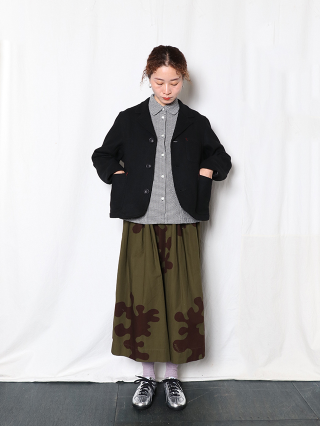 ウールニットワークテーラードジャケット TIGRE BROCANTE