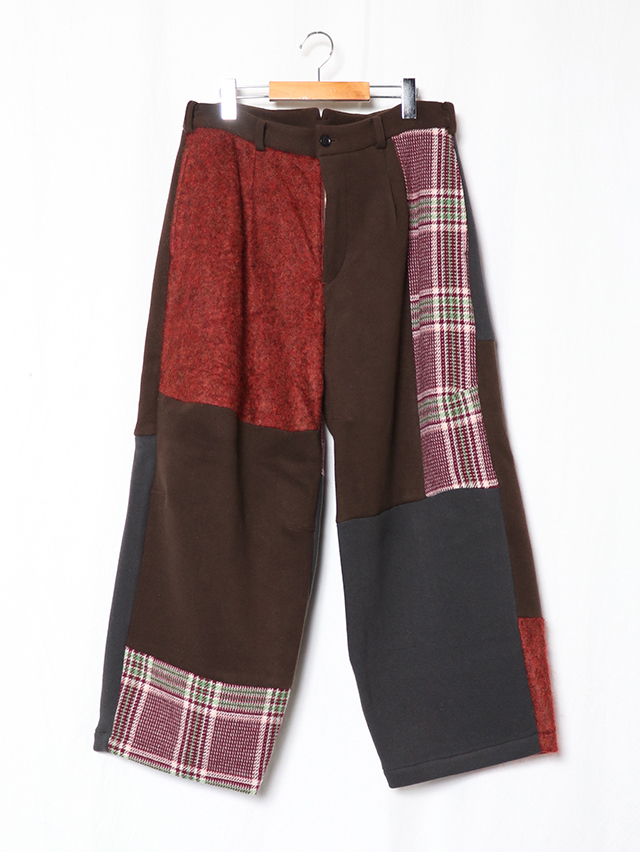 ウールMIXダーツワイドパンツ TIGRE BROCANTE
