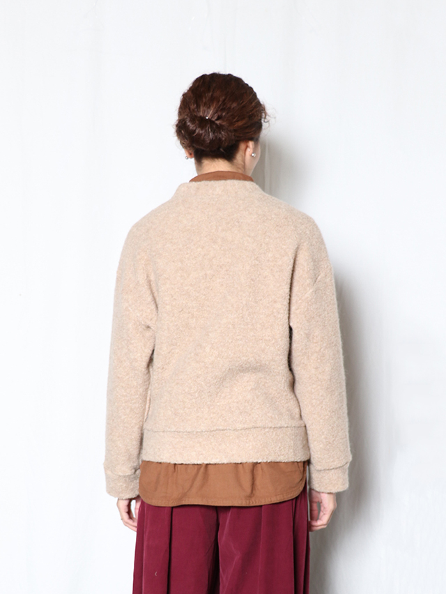 ウールパイルガウンカーディガン TIGRE BROCANTE