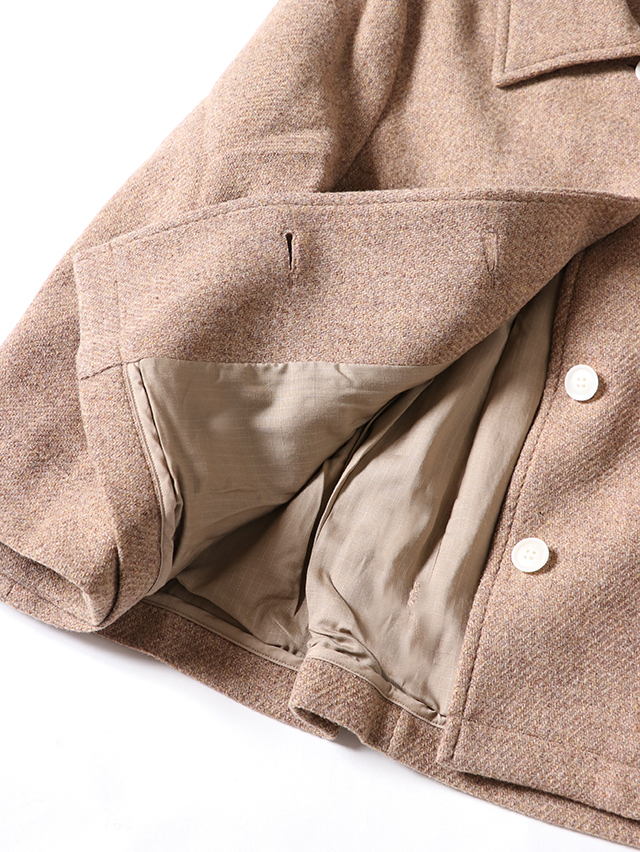 ウールツイードウォームカラージャケット TIGRE BROCANTE