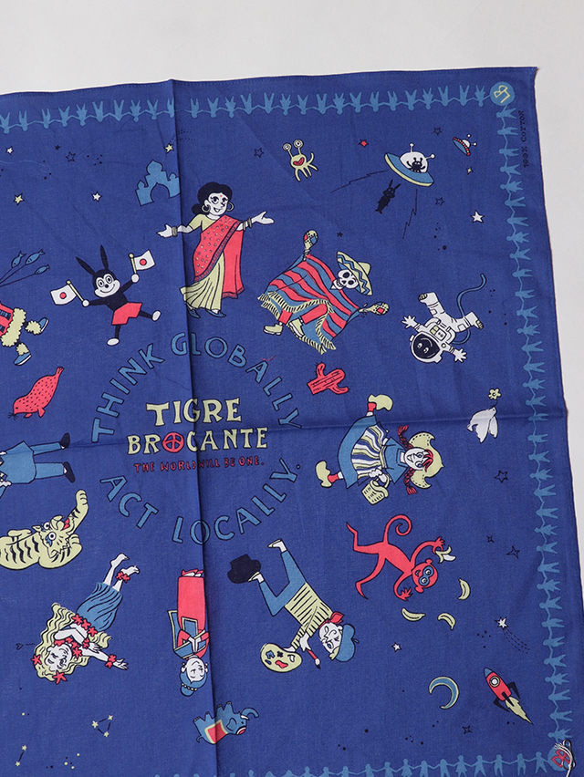 ワールドガーゼバンダナ TIGRE BROCANTE