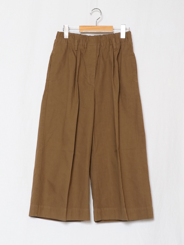 ジンバブエレディースワイド八分丈パンツ TIGRE BROCANTE