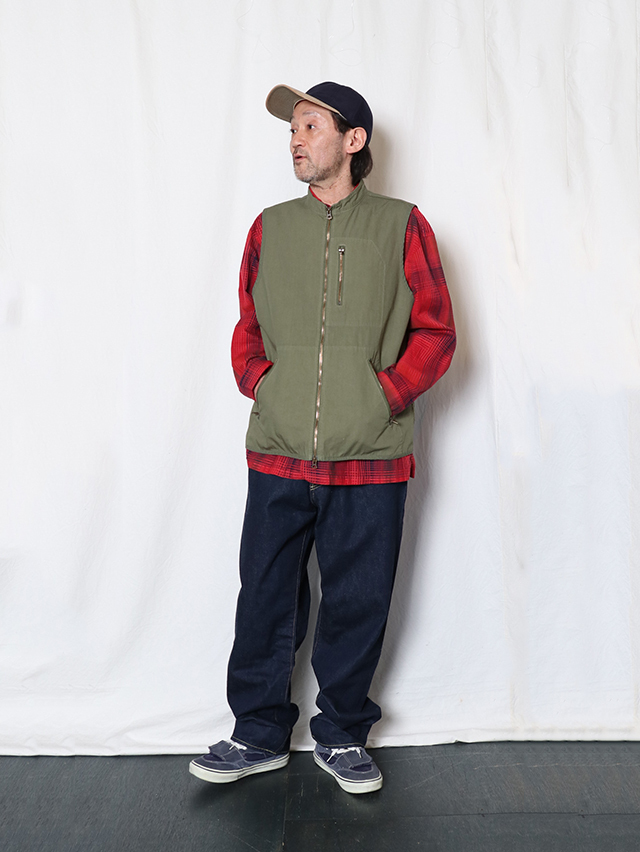 12.75オンスデニムビッグ5ポケットパンツ TIGRE BROCANTE