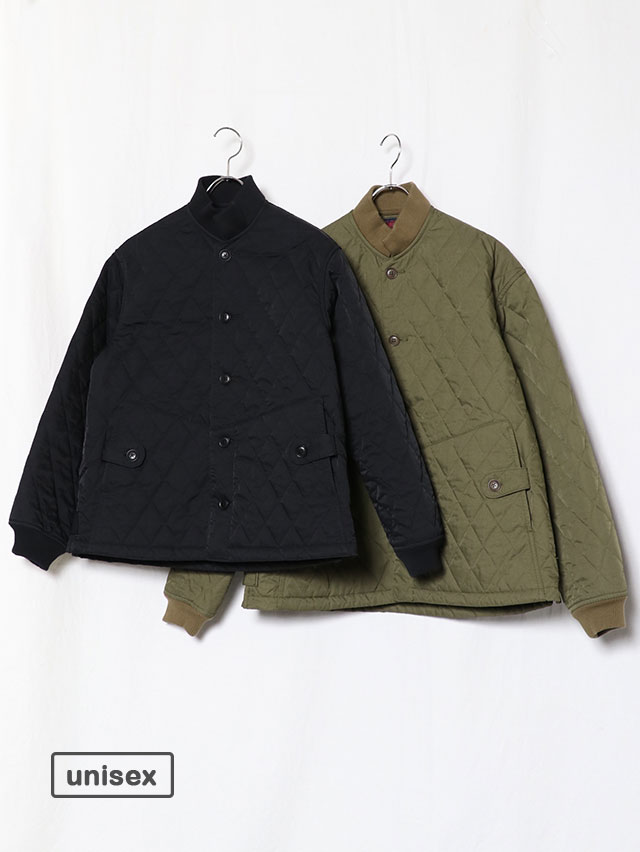 ナイロンツイルキルティングボンバーマンリブジャケット TIGRE BROCANTE