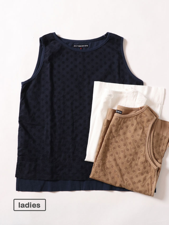 オーガニック30天竺スウィッチノッチノースリーブT