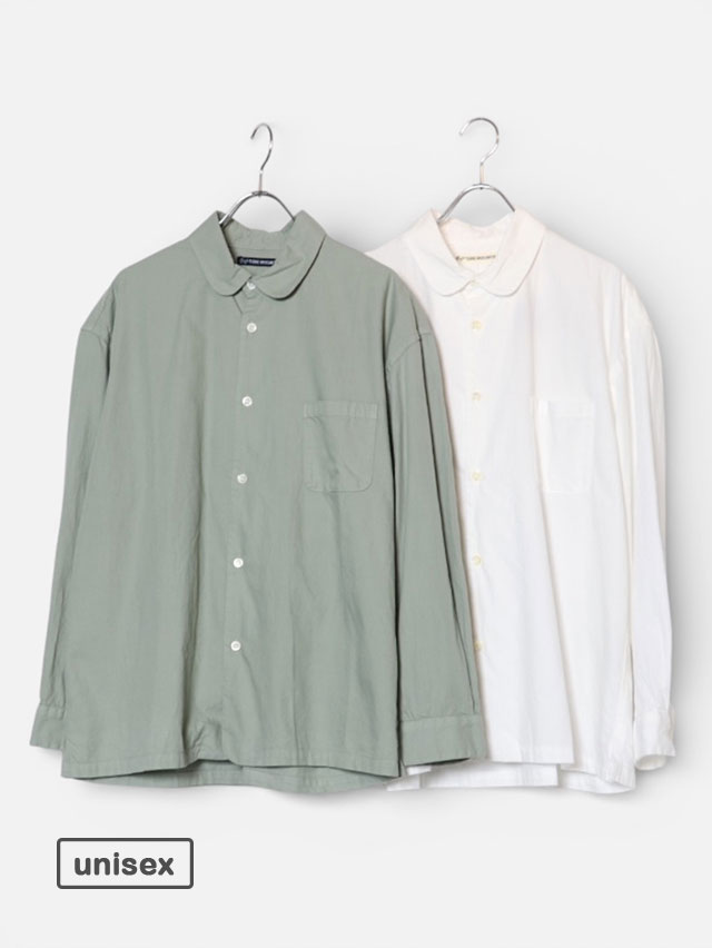 オーガニックツイルラウンドカラーベニスビーチシャツ